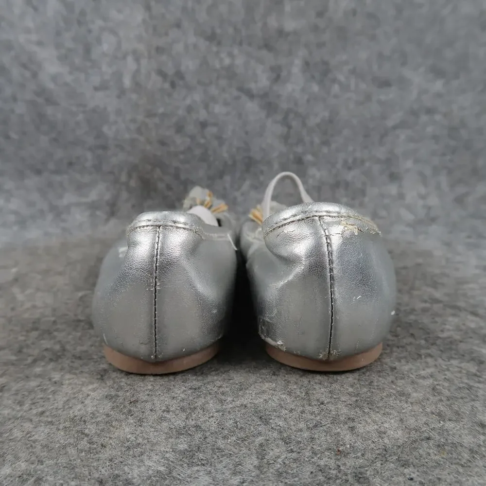 Koala Kids Shoes Toddler 8 Ballet Flats Elastic Strap Metallic Embellished Toe